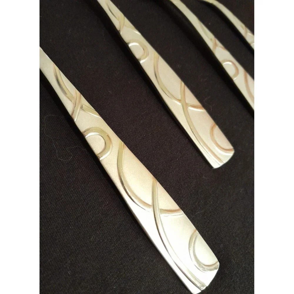 Cambridge Conquest Sand  Serving Spoons Fork Butter Knife Stainless Steel 11-21